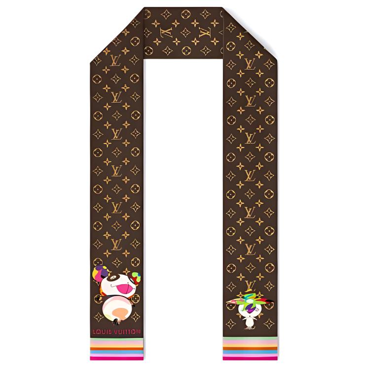 (Women) Louis Vuitton x Takashi Murakami Panda Logo Headband Brown - . M96083