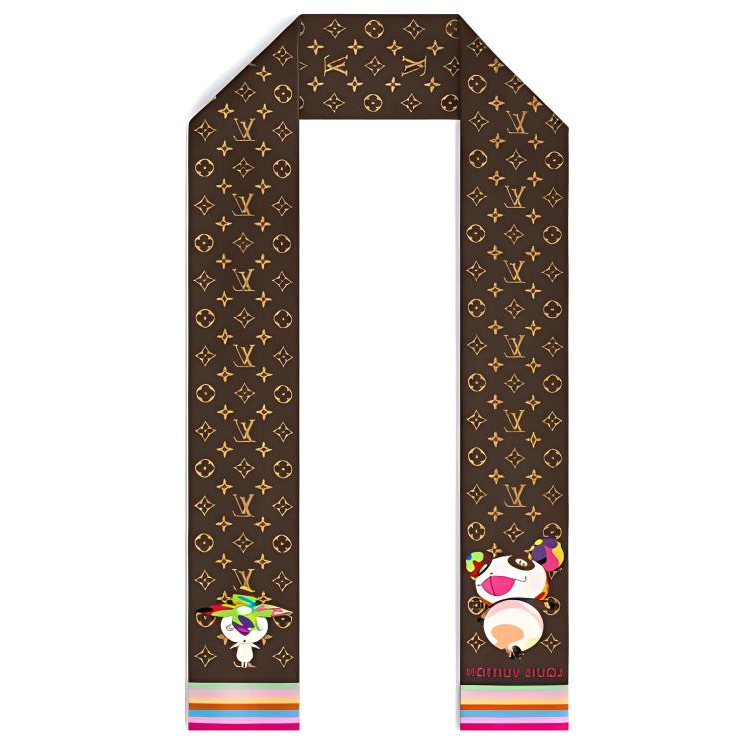 Lookbook (W) 路易威登 x 村上隆 熊貓標誌髮帶 棕色 M96083