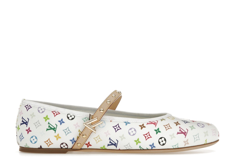 Buy (W) Louis Vuitton Romy Flat Ballerina Takashi Murakami Putih 1AGVFM