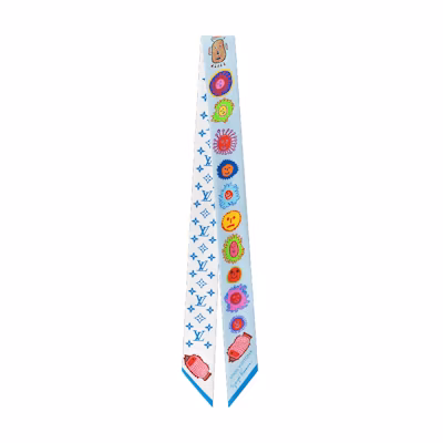 (Women) LOUIS VUITTON Yayoi Kusama FACES Headband Women’s Blue White M78313