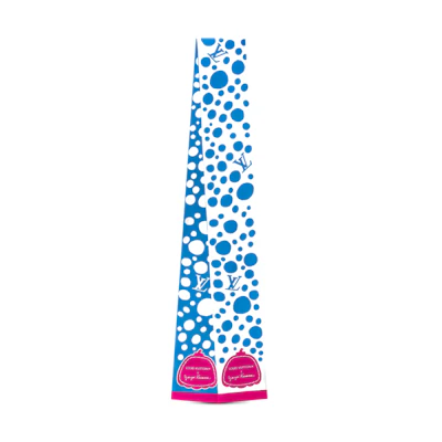 (Women) LOUIS VUITTON Yayoi Kusama Infinity Dots Silk Headband Blue/White . M78290