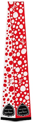 (Women) Louis Vuitton x Yayoi Kusama Infinity Dots Scarf Red Limited Edition. M78294 Order (Women) Louis Vuitton x Yayoi Kusama Infinity Dots Scarf Red Limited Edition. M78294