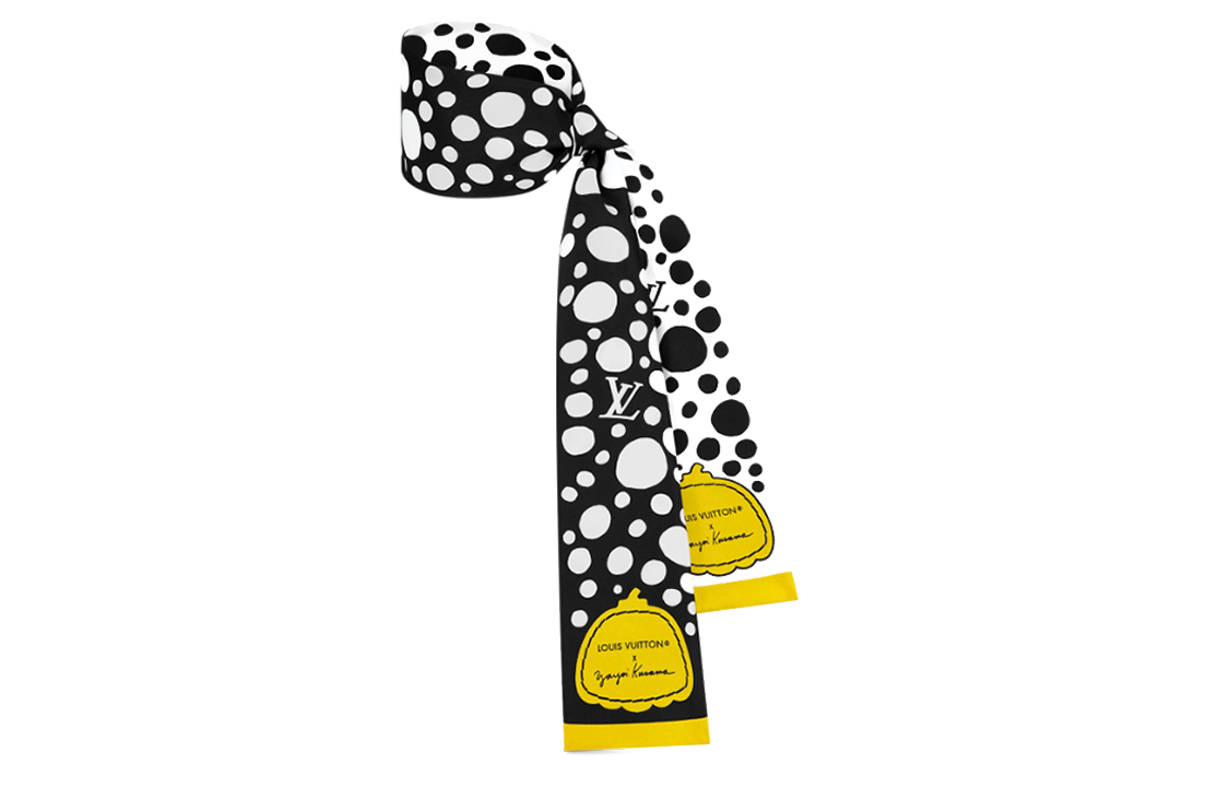 Lookbook (Women) LOUIS VUITTON x Yayoi Kusama Infinity Dots Scarf Black/White  Exclusive. M78291