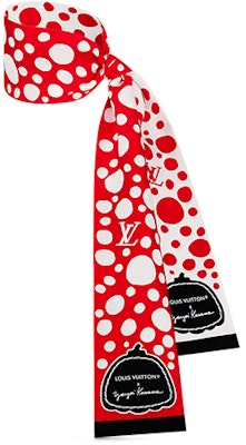 (Women) Louis Vuitton x Yayoi Kusama Infinity Dots Scarf Red Limited Edition. M78294 Lookbook (Women) Louis Vuitton x Yayoi Kusama Infinity Dots Scarf Red Limited Edition. M78294