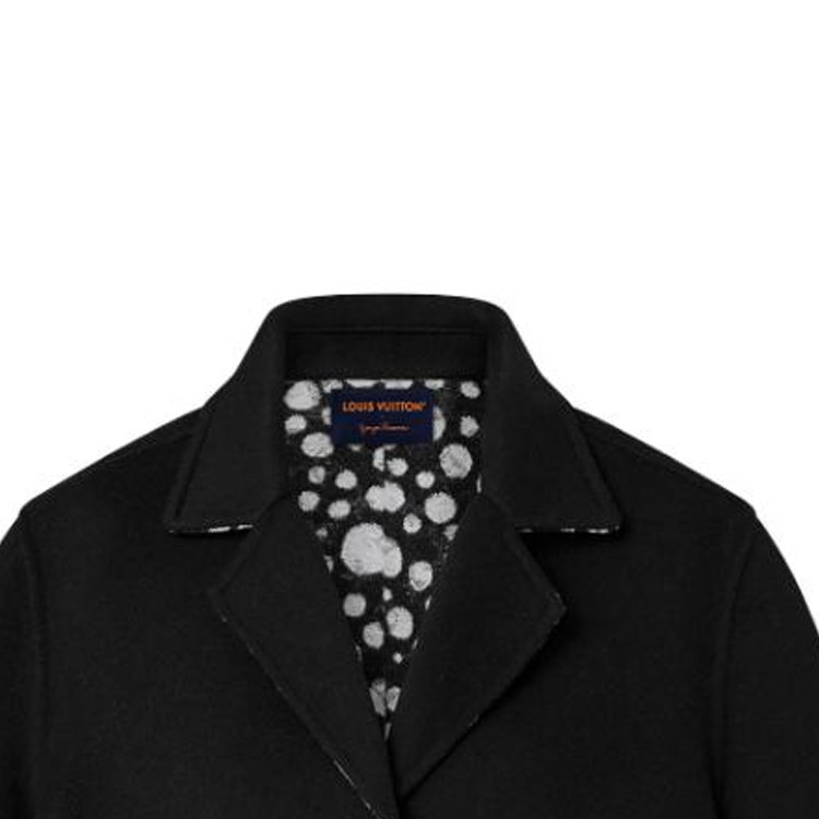 Sizing (W) 路易威登 x 草間彌生 2023春夏款黑色長袖大衣 1AB6JT