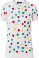 (Women) LOUIS VUITTON x Yayoi Kusama SS23 Painted Dots Knit Tee White 1AB886 (Women) LOUIS VUITTON x Yayoi Kusama SS23 Painted Dots Knit Tee White 1AB886