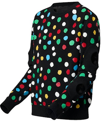 (Women) LOUIS VUITTON x Yayoi Kusama SS23 Painted Dots Crewneck Sweater Black . 1AB82X Shop (Women) LOUIS VUITTON x Yayoi Kusama SS23 Painted Dots Crewneck Sweater Black . 1AB82X