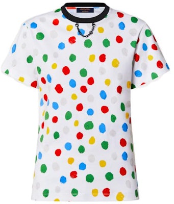 (Women) LOUIS VUITTON x Yayoi Kusama SS23 Polka Dot Tee White Exclusive. 1AB90E Order (Women) LOUIS VUITTON x Yayoi Kusama SS23 Polka Dot Tee White Exclusive. 1AB90E