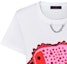 Lookbook (Women) LOUIS VUITTON x Yayoi Kusama SS23 White T-Shirt with Fish Badge Detail 1AB86H