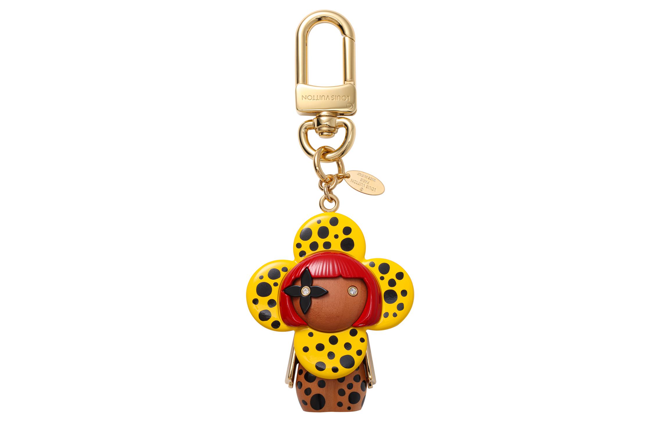 Lookbook (Women) Louis Vuitton x Yayoi Kusama Vivienne Keychain Yellow  Exclusive. M01146