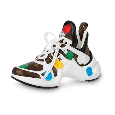 (W) LV YK Academy Archlight Sneakers 'White with Colorful Dots'