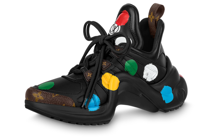 (Women) Louis Vuitton x YK Academy Archlight Sneakers 'Black with Colorful Dots' 1AB9RS