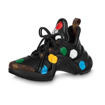 (W) LV YK Academy Archlight Sneakers 'Black with Colorful Dots'