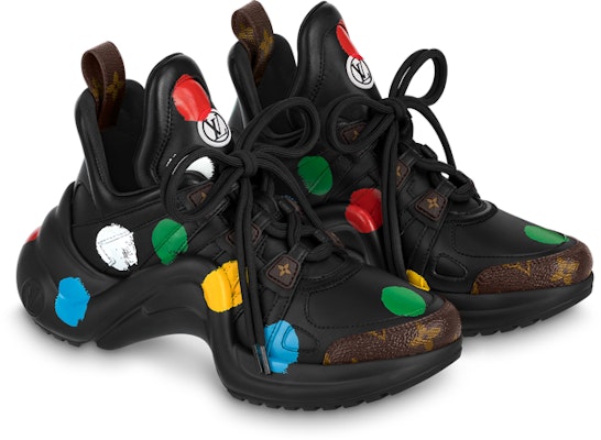 (Women) Louis Vuitton x YK Academy Archlight Sneakers 'Black with Colorful Dots' 1AB9RS Order (Women) Louis Vuitton x YK Academy Archlight Sneakers 'Black with Colorful Dots' 1AB9RS