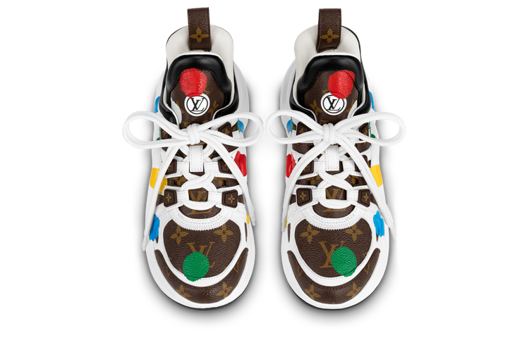 (W) LV YK Academy Archlight Sneakers 'White with Colorful Dots' 圖 4