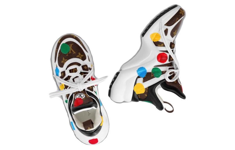 (W) LV YK Academy Archlight Sneakers 'White with Colorful Dots' 圖 5