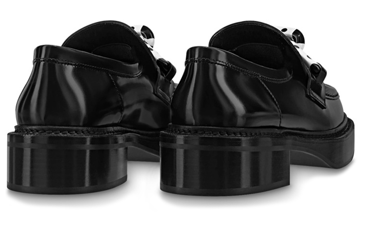 Shop (W) Louis Vuitton x YK Academy Loafers ''Hitam dengan Putih'' 1AB9JW