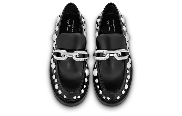(W) LV YK Academy Loafers 'Black with White Dots' 圖 4