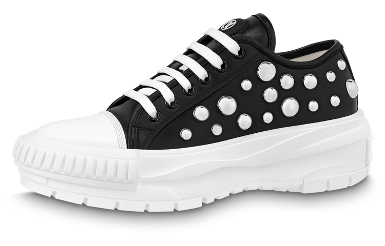 (Women) Louis Vuitton x YK Academy Sneakers 'Black with White Dots' 1AB9LU
