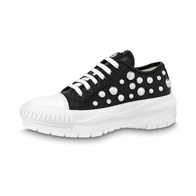 (W) LV YK Academy Sneakers 'Black with White Dots'