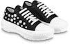Order (W) Louis Vuitton x YK Academy Sneakers 'Hitam dengan Bintik Putih' 1AB9LU