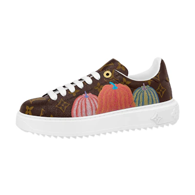 (W) LV YK ACADEMY Time Out Sneakers 'Brown Monogram with Icons'