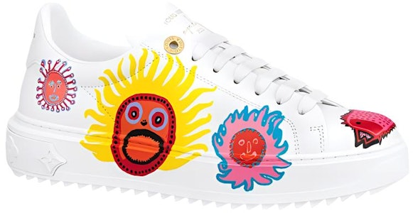 (W) (女性用) ルイ・ヴィトン x YK ACADEMY タイムアウトスニーカー 'アイコン付きホワイト' 1ABD7Z 1ABD7Z Order (W) (女性用) ルイ・ヴィトン x YK ACADEMY タイムアウトスニーカー 'アイコン付きホワイト' 1ABD7Z 1ABD7Z