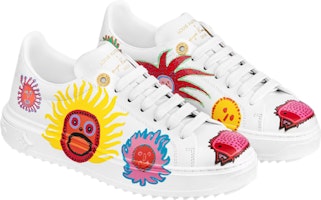 (W) 路易威登 x 草间弥生学院图标白色休闲鞋 1ABD7Z Lookbook (W) 路易威登 x 草间弥生学院图标白色休闲鞋 1ABD7Z