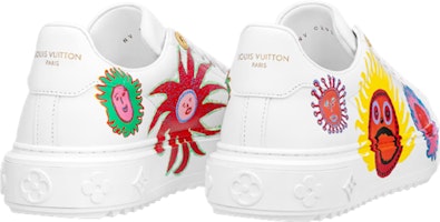 (W) 路易威登 x 草间弥生学院图标白色休闲鞋 1ABD7Z Shop (W) 路易威登 x 草间弥生学院图标白色休闲鞋 1ABD7Z