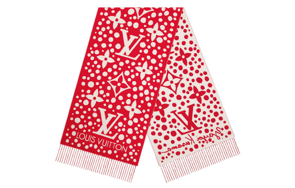 Lookbook (Women) LOUIS VUITTON x YK Infinity Dots Scarf  Limited Edition. M78306