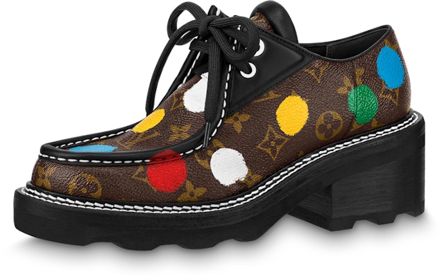 (Women) Louis Vuitton Yayoi Kusama x Beaubourg Derby 'Brown' 1AB9MP Buy (Women) Louis Vuitton Yayoi Kusama x Beaubourg Derby 'Brown' 1AB9MP
