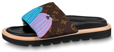 (Women) Louis Vuitton Yayoi Kusama x Pillow Slide 'Brown' 1ABD8X (Women) Louis Vuitton Yayoi Kusama x Pillow Slide 'Brown' 1ABD8X