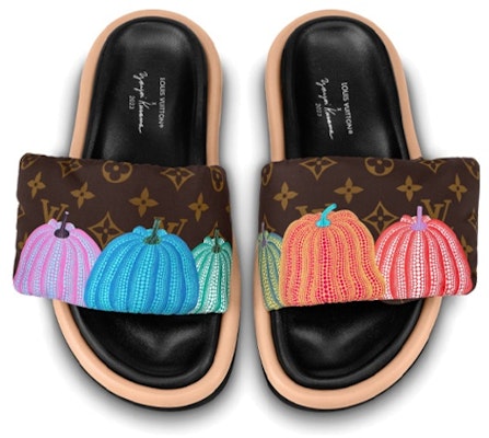 (Women) Louis Vuitton Yayoi Kusama x Pillow Slide 'Brown' 1ABD8X Shop (Women) Louis Vuitton Yayoi Kusama x Pillow Slide 'Brown' 1ABD8X
