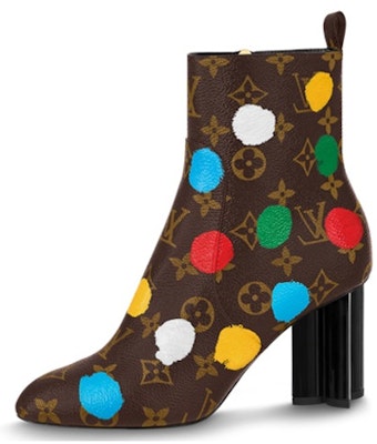 (W) 路易威登草间弥生X Silhouette短靴‘棕色帆布’ 1AB9W6 Buy (W) 路易威登草间弥生X Silhouette短靴‘棕色帆布’ 1AB9W6