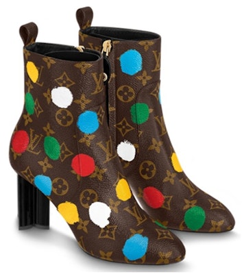 (W) 路易威登草间弥生X Silhouette短靴‘棕色帆布’ 1AB9W6 Lookbook (W) 路易威登草间弥生X Silhouette短靴‘棕色帆布’ 1AB9W6
