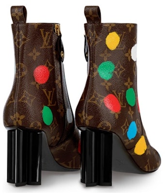 (W) 路易威登草间弥生X Silhouette短靴‘棕色帆布’ 1AB9W6 Shop (W) 路易威登草间弥生X Silhouette短靴‘棕色帆布’ 1AB9W6