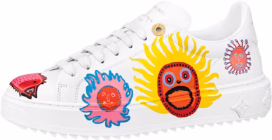 (Women) Louis Vuitton x YK ACADEMY Time Out Sneakers 'White with Icons' 1ABD7Z (Women) Louis Vuitton x YK ACADEMY Time Out Sneakers 'White with Icons' 1ABD7Z