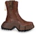 (Women) Louis Vuitton Zoom 'Calfskin Fashion Zip Ankle Boot Chestnut' 1ABGS1