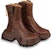 (Women) Louis Vuitton Zoom 'Calfskin Fashion Zip Ankle Boot Chestnut' 1ABGS1
