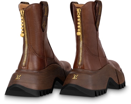 (W) Louis Vuitton But Zip 'Calfskin Fesyen But Ankle Coklat Bau' 1ABGS1 Lookbook (W) Louis Vuitton But Zip 'Calfskin Fesyen But Ankle Coklat Bau' 1ABGS1