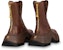 (Women) Louis Vuitton Zoom 'Calfskin Fashion Zip Ankle Boot Chestnut' 1ABGS1