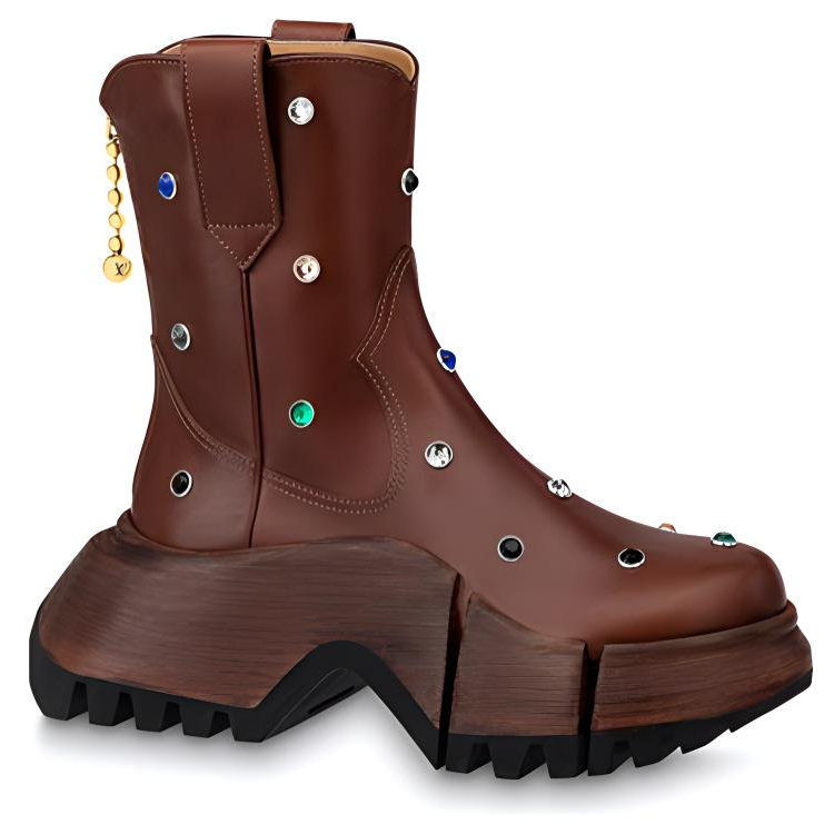 Order (Women) Louis Vuitton Zoom 'Chestnut Leather Zip' 1ABGZT