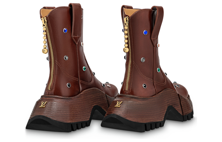 Shop (Women) Louis Vuitton Zoom 'Chestnut Leather Zip' 1ABGZT