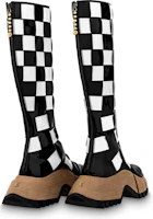 Shop (W) Louis Vuitton Zoom 'Kulit Tinggi Putih Hitam' 1ABGHN