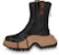 (Women) Louis Vuitton Zoom Boot 'Black Leather Platform Zip' 1ABGRT