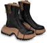 Lookbook (Women) Louis Vuitton Zoom Boot 'Black Leather Platform Zip' 1ABGRT