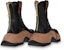 (Women) Louis Vuitton Zoom Boot 'Black Leather Platform Zip' 1ABGRT