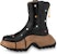 (Women) Louis Vuitton Zoom Boot 'Black Leather Zip Platform' 1ABGZL