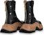 (Women) Louis Vuitton Zoom Boot 'Black Leather Zip Platform' 1ABGZL