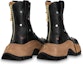 Lookbook (Women) Louis Vuitton Zoom Boot 'Black Leather Zip Platform' 1ABGZL